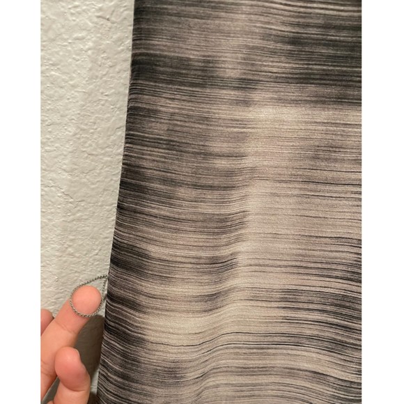 EILEEN FISHER Limestone Silk Midi Halter Print Dress - Picture 7 of 7